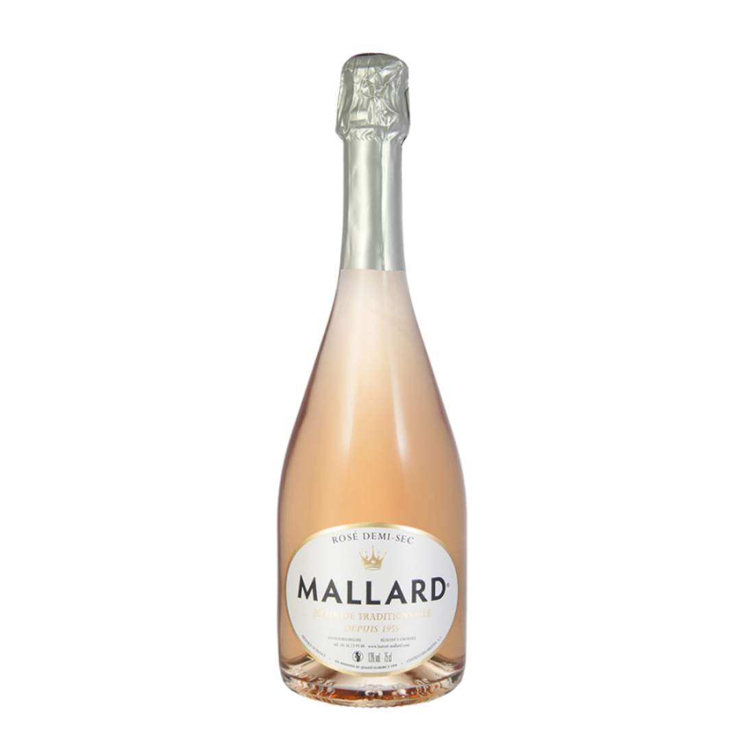 VIGNOBLES MALLARD CRÉMANT ROSÉ DEMI-SEC
