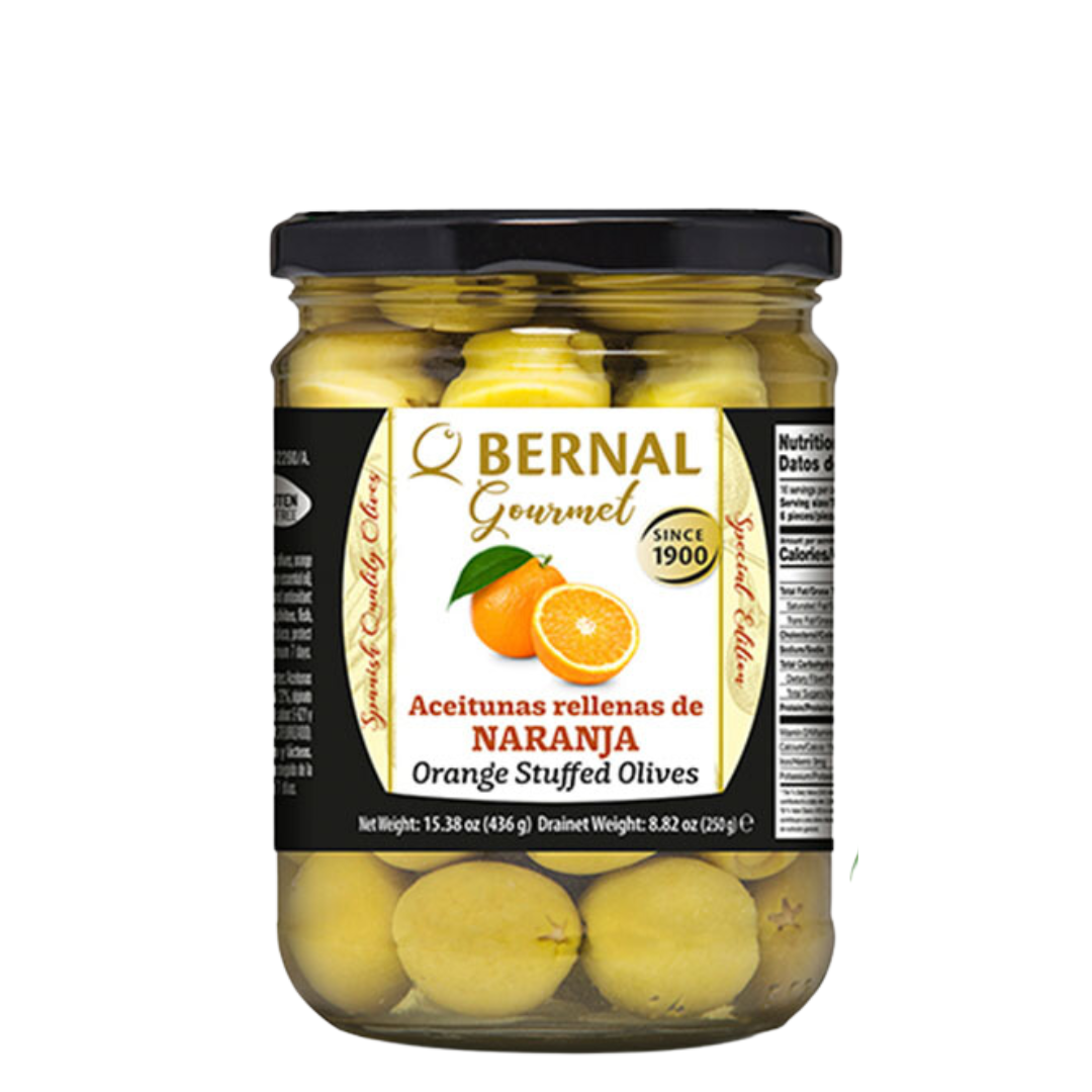 BERNAL GOURMET ORANGE STUFFED OLIVES