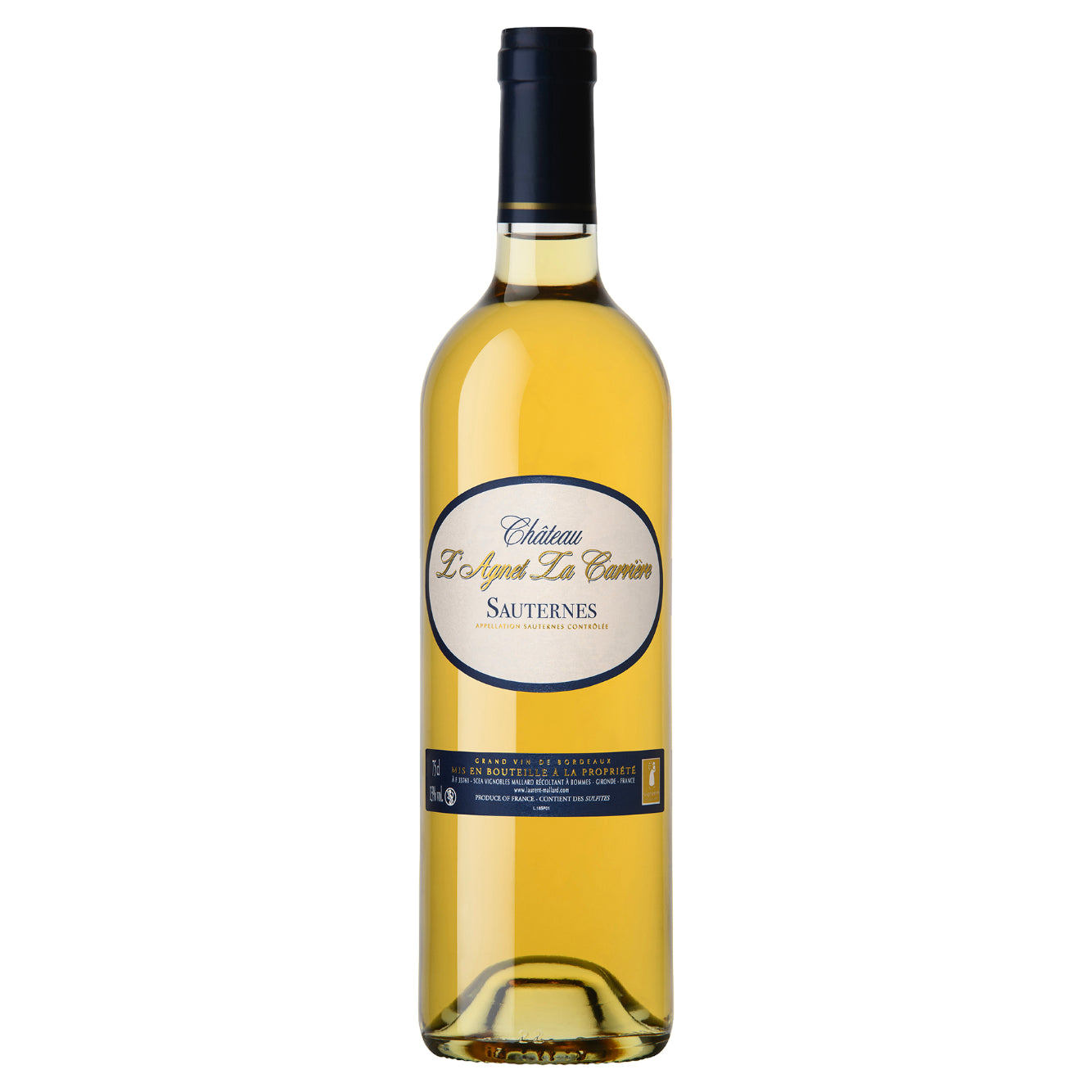VIGNOBLES MALLARD CHÂTEAU L’AGNET LA CARRIÈRE 1ER VIN SAUTERNES
