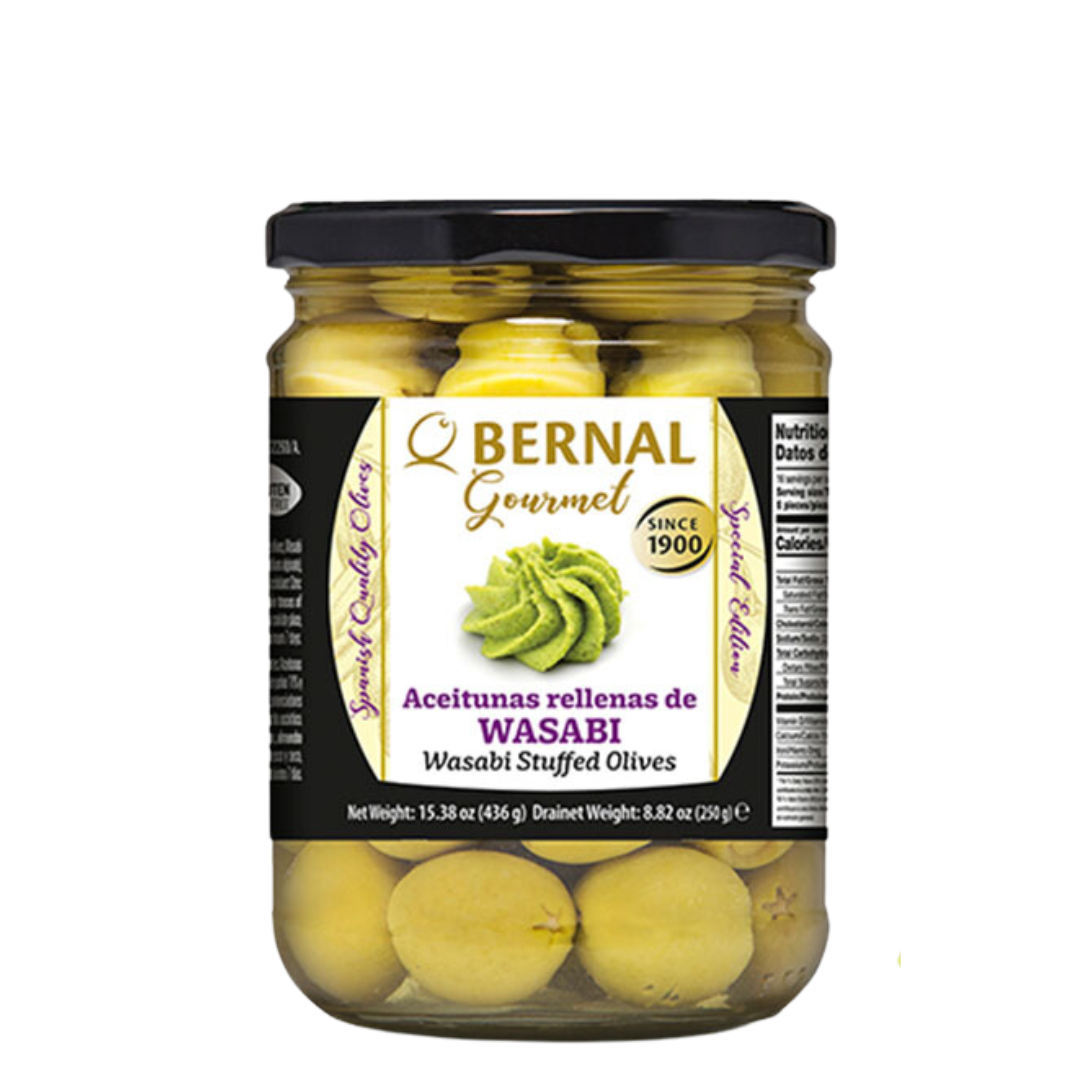 ACEITUNAS GOURMET RELLENAS DE WASABI