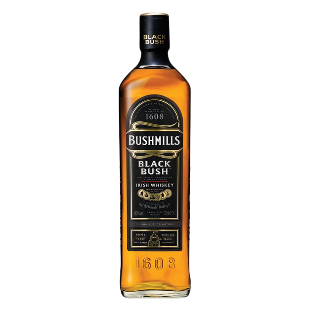 BUSHMILLS BLACK BUSH IRISH WHISKEY