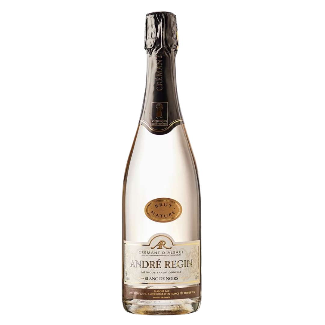 ANDRE REGIN CREMANT D'ALSACE BLANC DE NOIRS BRUT NATURE